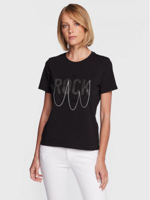 T-shirt Fracomina schwarz