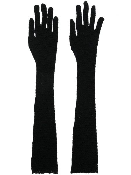 Φλοράλ γάντια με δαντέλα Bimba Y Lola μαύρο