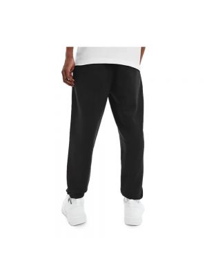 Pantalones de chándal de algodón con bolsillos Calvin Klein Jeans negro