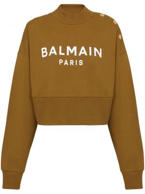 Sweatshirt Balmain brun