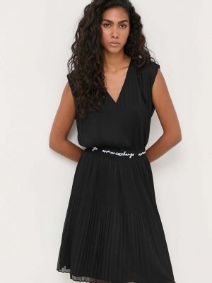 Мини рокля Armani Exchange черно