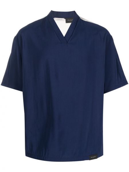 T-krekls ar apdruku Low Brand zils