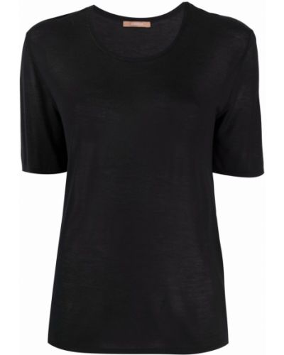 Camiseta de cuello redondo 12 Storeez negro