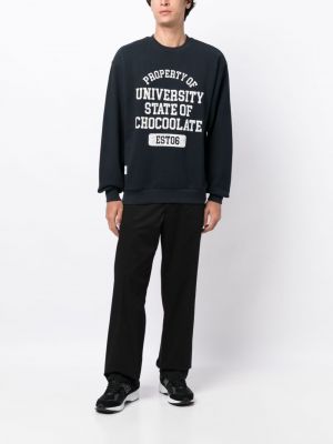 Sweatshirt mit print mit rundem ausschnitt Chocoolate