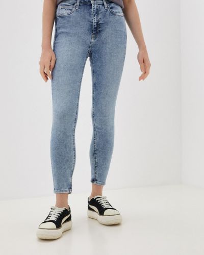 Зауженные джинсы Calvin Klein Jeans, голубые