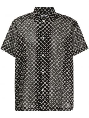 Camicia con stampa Bode nero