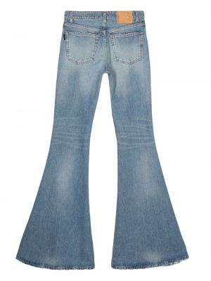 Distressed jeans ausgestellt Haikure blau