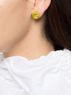 Boucles d'oreilles avec perles Simone Rocha vert