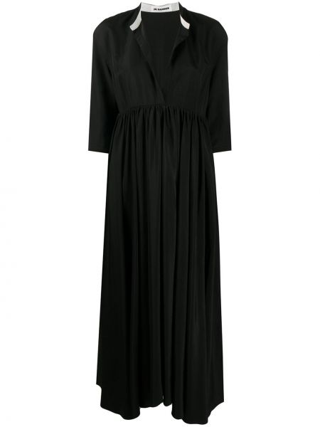 Vestido de tubo ajustado Jil Sander negro