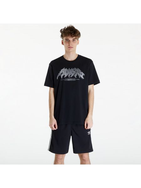 Μπλούζα με κοντό μανίκι Adidas Originals μαύρο