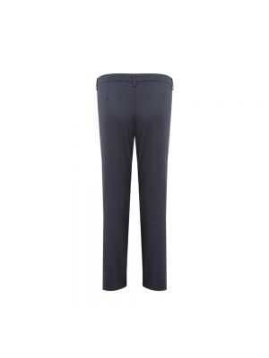 Pantalones chinos de lino Lardini azul