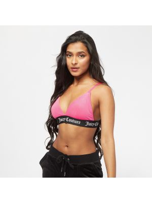VELVET TRIANGLE BRA WITH BRANDED ELASTIC Juicy Couture