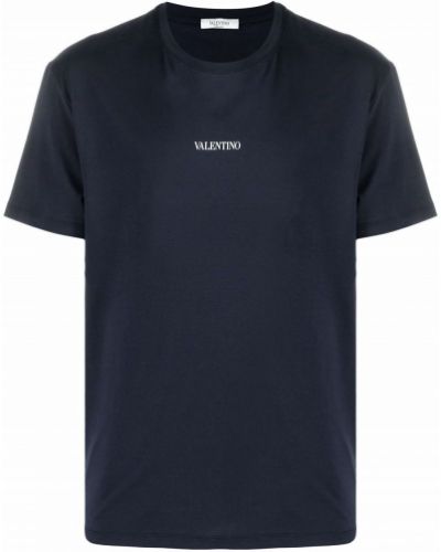 Camiseta con estampado Valentino azul