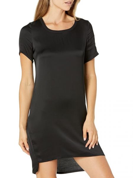 Платье-футболка с высокой талией с коротким рукавом Chaser черное