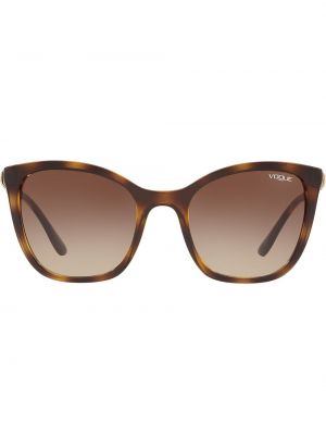 Oversized sluneční brýle Vogue Eyewear hnědé