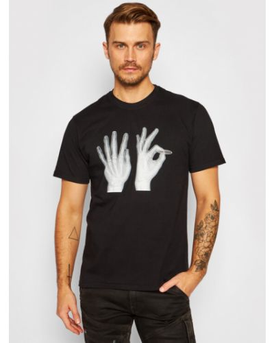 Local Heroes Póló Xray AW2021MENT003 Fekete Regular Fit