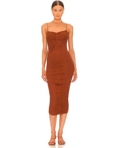 Платье Enza Costa, коричневое
