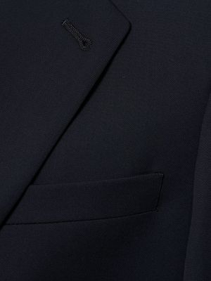 Вълнен костюм Giorgio Armani синьо