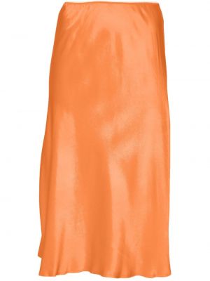 Saténová sukňa N°21 oranžová