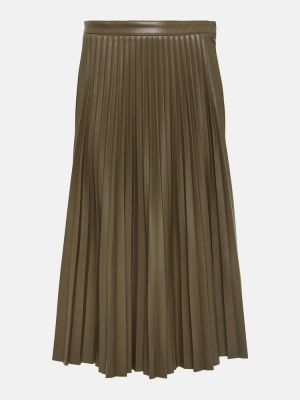 Falda midi de cuero de cuero sintético Proenza Schouler