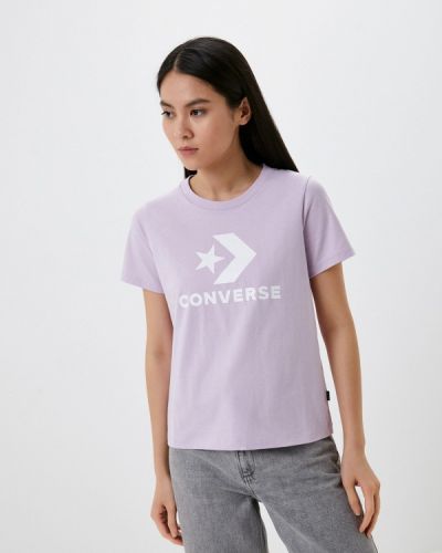 Футболка Converse, фиолетовая