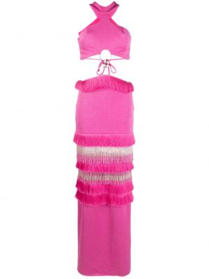 Макси рокля Patbo розово