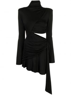 Коктейлна рокля De La Vali черно