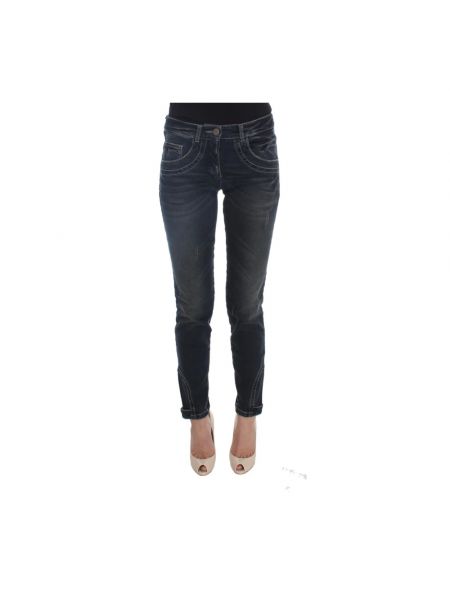 Kamizelka jeansowa wełniana w paski skinny fit Dolce And Gabbana