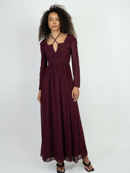 Длинное платье Tfnc фиолетовое