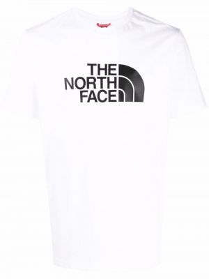 T-shirt con stampa The North Face bianco