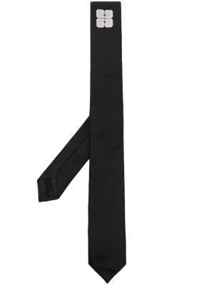 Seiden krawatte Givenchy schwarz