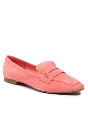 Pantofi loafer fără toc Tommy Hilfiger roz