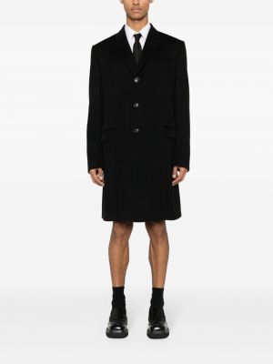 Vlněný kabát Gucci Pre-owned černý