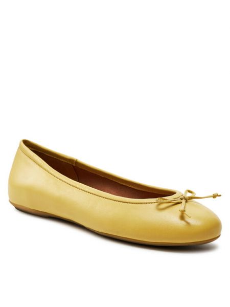 Balerina cipők Geox sárga