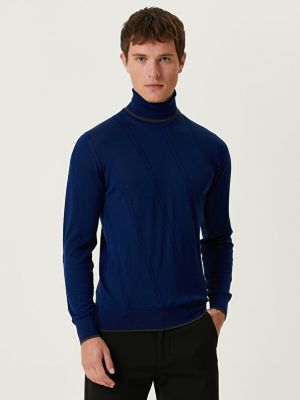Шерстяной свитер Pal Zileri синий