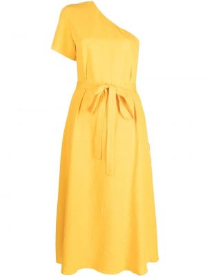 Асиметрична миди рокля Claudie Pierlot жълто