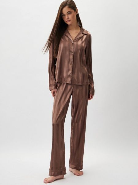 Пижама Tommy Hilfiger коричневая