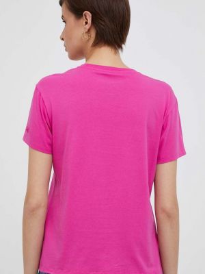 Бавовняна футболка Mc2 Saint Barth рожева