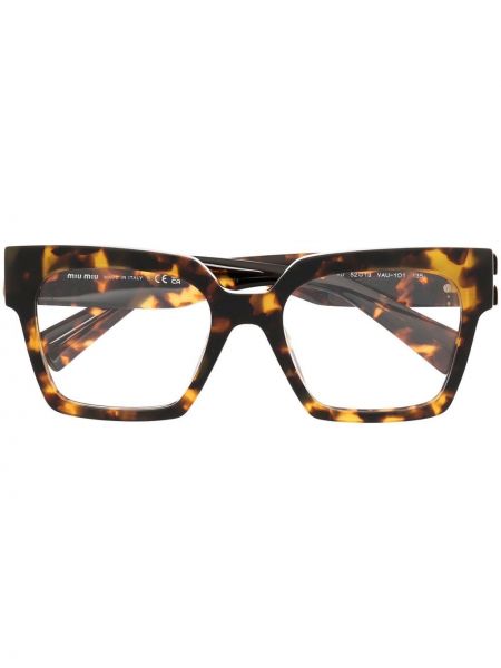 Očala Miu Miu Eyewear rjava
