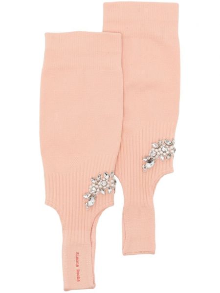 Чорапи Simone Rocha розово