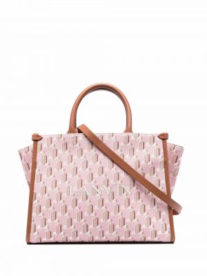 Trykt shoppingbag Lanvin rosa