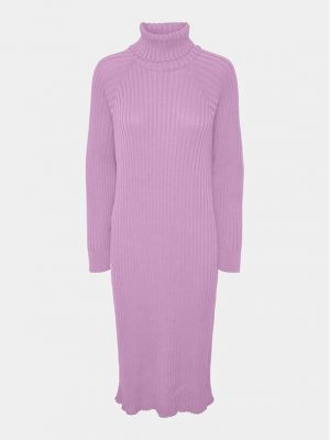Robe en tricot Yas violet