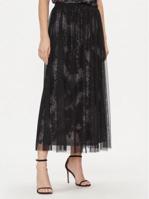 Tylová priliehavá midi sukňa Liu Jo čierna