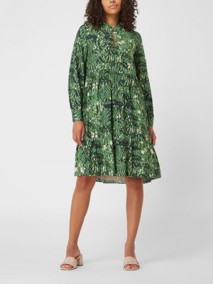 Шелковое платье из вискозы Windsor зеленое
