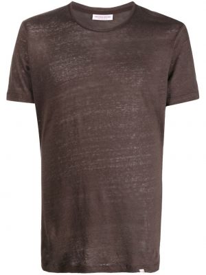 T-shirt Orlebar Brown marrone