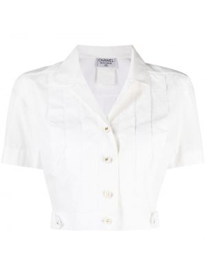 Košeľa Chanel Pre-owned biela