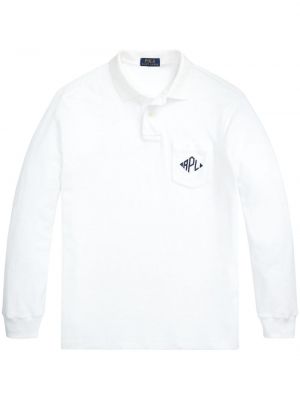 Памучна поло тениска с цип с копчета Polo Ralph Lauren