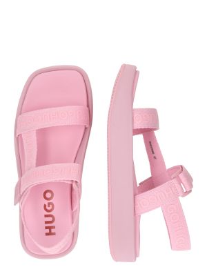 Sandale cu platformă Hugo roz