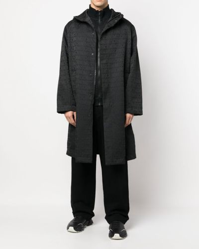 Kabát s potiskem Moschino černý