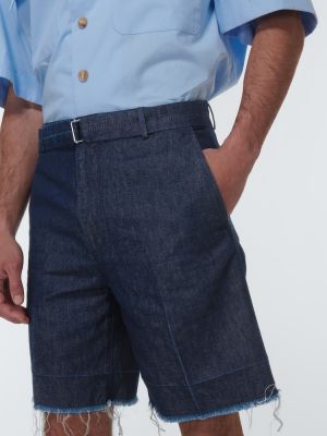Shorts en jean Lanvin bleu